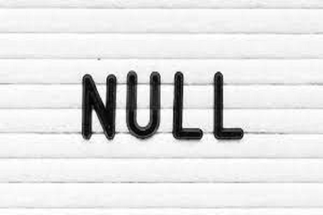 SQL – NULL Values